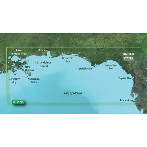 Garmin BlueChart g3 Vision HD - VUS012R - Tampa - New Orleans - microSD/SD [010-C0713-00]-North Shore Sailing