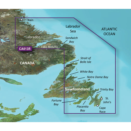 Garmin BlueChart g3 Vision HD - VCA013R - Labrador Coast - microSD/SD [010-C0698-00]-North Shore Sailing