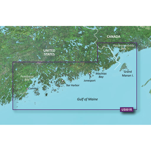 Garmin BlueChart g3 Vision HD - VUS001R - North Maine - microSD/SD [010-C0702-00]-North Shore Sailing
