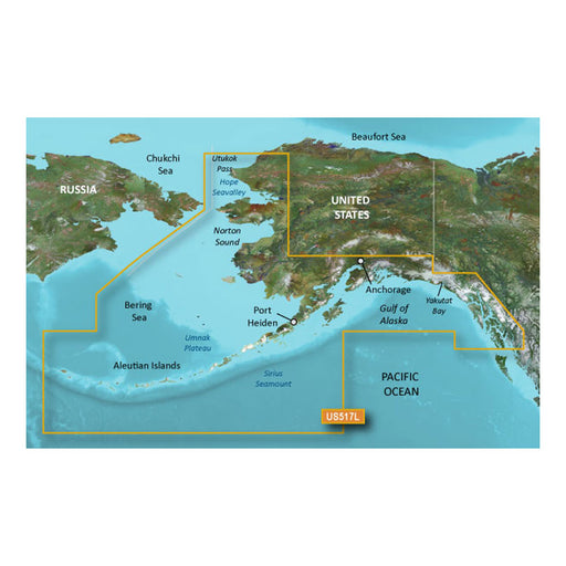 Garmin BlueChart g3 Vision HD - VUS517L - Alaska South - microSD/SD [010-C0887-00]-North Shore Sailing