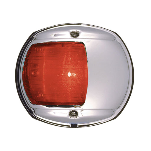 Perko LED Side Light - Red - 12V - Chrome Plated Housing [0170MP0DP3]-North Shore Sailing