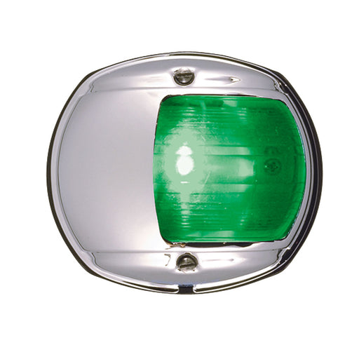 Perko LED Side Light - Green - 12V - Chrome Plated Housing [0170MSDDP3]-North Shore Sailing