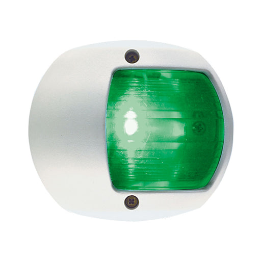 Perko LED Side Light - Green - 12V - White Plastic Housing [0170WSDDP3]-North Shore Sailing