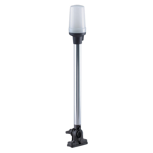 Perko Fold Down All-Round Pole Light - Vertical Mount - White [1137DP0CHR]-North Shore Sailing