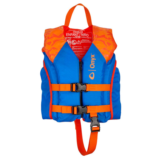 Onyx Shoal All Adventure Child Paddle  Water Sports Life Jacket - Orange [121000-200-001-21]-North Shore Sailing