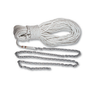 Lewmar Premium Anchor Rode 215 - 15 of 1/4" Chain  200 of 1/2" Rope w/Shackle [HM15HT200PX]-North Shore Sailing