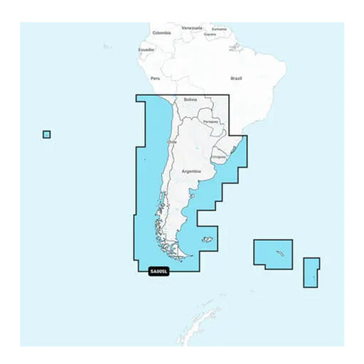 Garmin Navionics+ NSSA005L - Chile, Argentina  Easter Island - Marine Chart [010-C1286-20]-North Shore Sailing