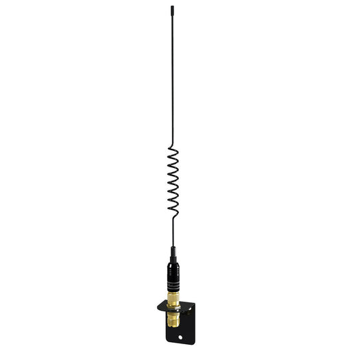 Shakespeare VHF 15in 5216 SS Black Whip Antenna - Bracket Included [5216]-North Shore Sailing