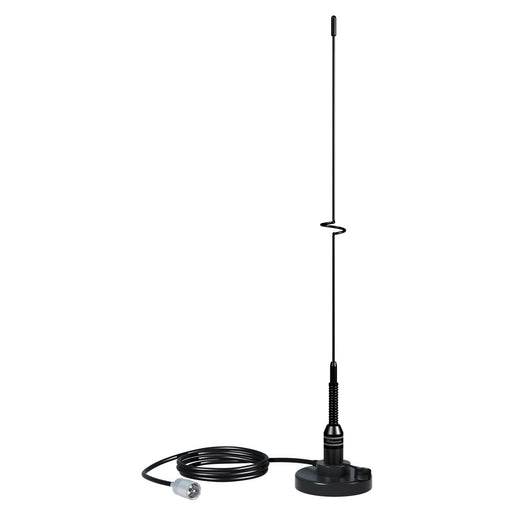 Shakespeare VHF 19" 5218 Black SS Whip Antenna - Magnetic Mount [5218]-North Shore Sailing