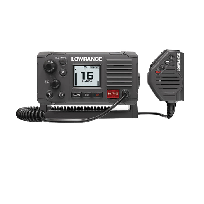 Lowrance Link-6S Class D DSC VHF Radio - Gray - NMEA 0183 [000-14493-001]-North Shore Sailing