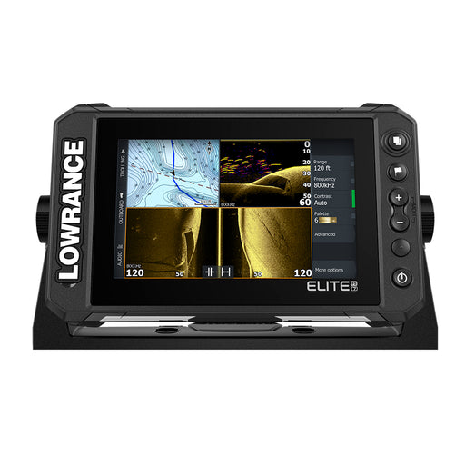 Lowrance Elite FS 7 Chartplotter/Fishfinder with HDI Transom Mount Transducer [000-15696-001]-North Shore Sailing