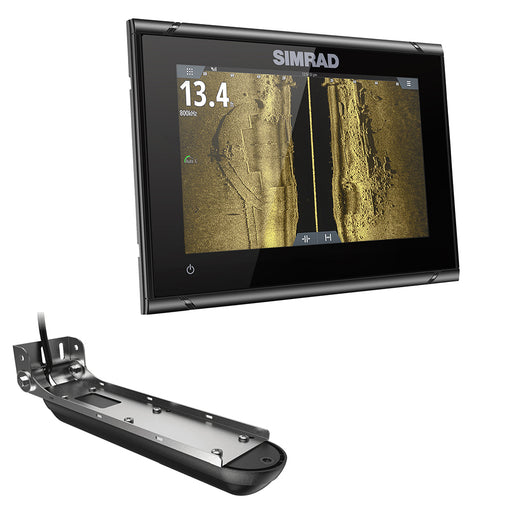 Simrad GO7 XSR Chartplotter/Fishfinder w/Active Imaging 3-in-1 Transom Mount Transducer  C-MAP Discover Chart [000-14838-002]-North Shore Sailing