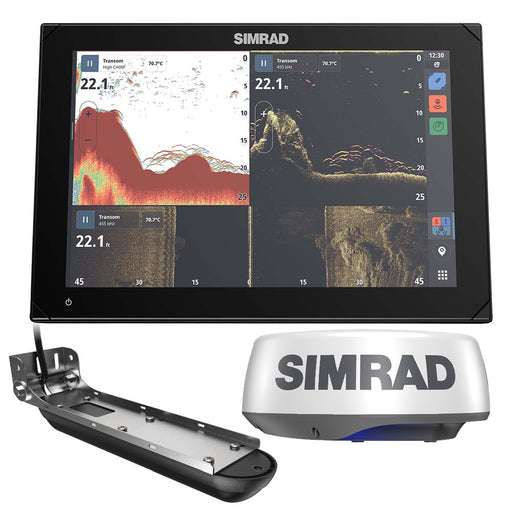 Simrad NSX 3012 Radar Bundle - HALO20+ Radar Dome  Active Imaging 3-in-1 Transducer [000-15378-001]-North Shore Sailing