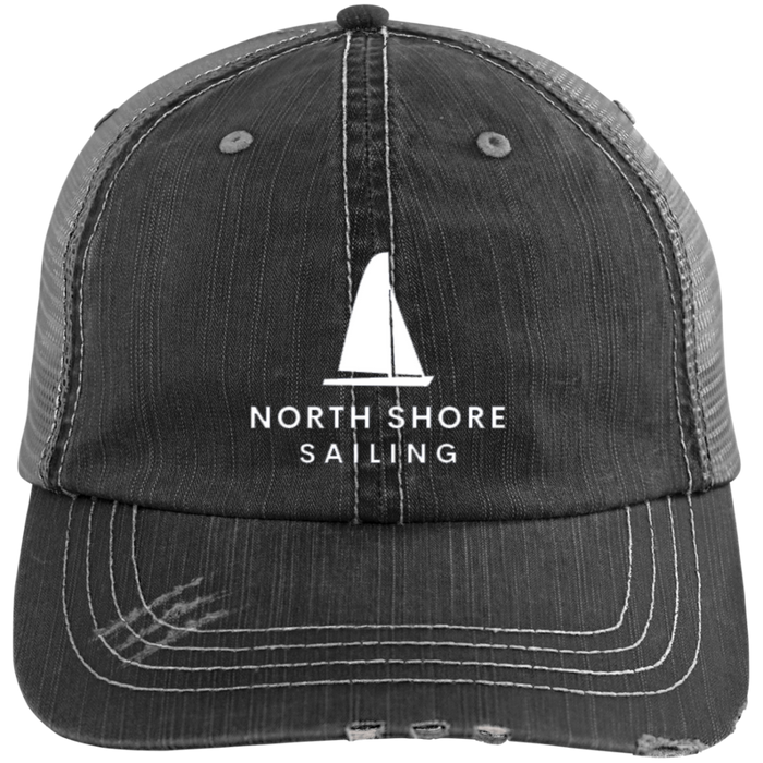 Distressed Unstructured Trucker Cap