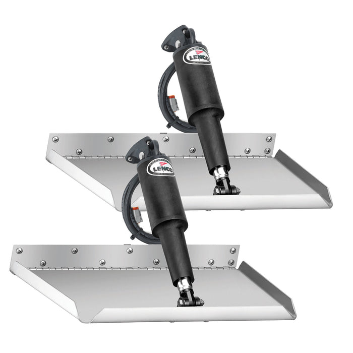 Lenco 12" x 12" Edge Mount Trim Tab Kit w/o Switch Kit 12V [15016-101]-North Shore Sailing