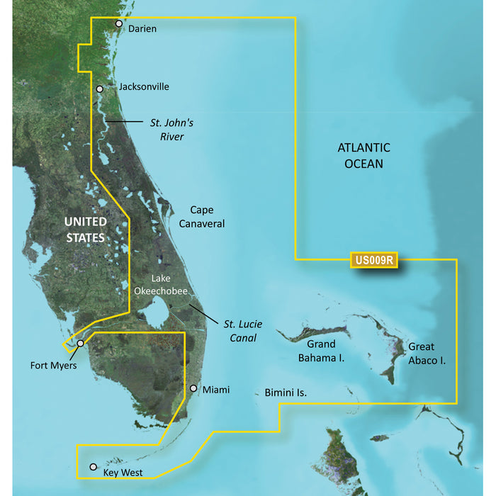 Garmin BlueChart g3 Vision HD - VUS009R - Jacksonville - Key West - microSD/SD [010-C0710-00]-North Shore Sailing