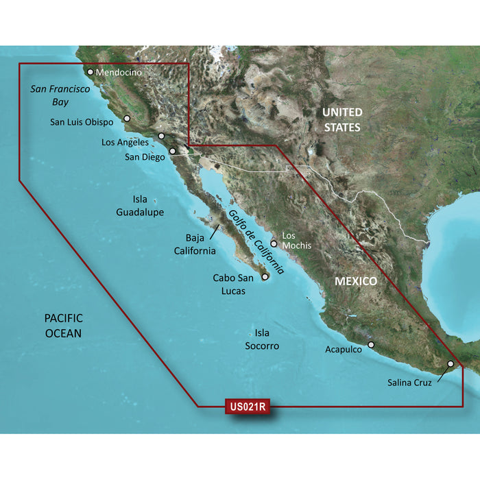 Garmin BlueChart g3 Vision HD - VUS021R - California-Mexico - microSD/SD [010-C0722-00]-North Shore Sailing