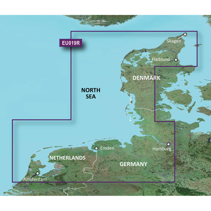 Garmin BlueChart g3 HD - HXEU019R - Alborg to Amsterdam - microSD/SD [010-C0776-20]-North Shore Sailing