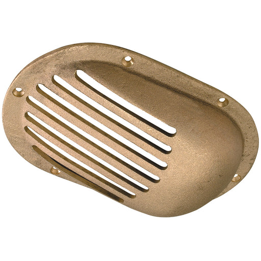 Perko 6-1/4" x 4-1/4" Scoop Strainer Bronze MADE IN THE USA [0066DP3PLB]-North Shore Sailing