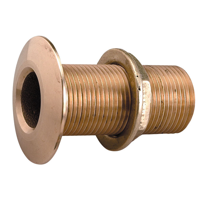 Perko 1" Thru-Hull Fitting w/Pipe Thread Bronze MADE IN THE USA [0322DP6PLB]-North Shore Sailing