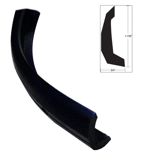 TACO Semi-Rigid Rub Rail Kit - Black w/No Insert - 30' [V11-4135BKA30-3]-North Shore Sailing