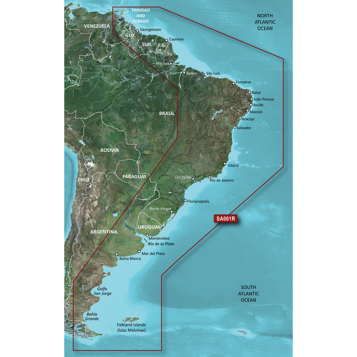 Garmin BlueChart g3 Vision HD - VSA001R - South America East Coast - microSD/SD [010-C1062-00]-North Shore Sailing