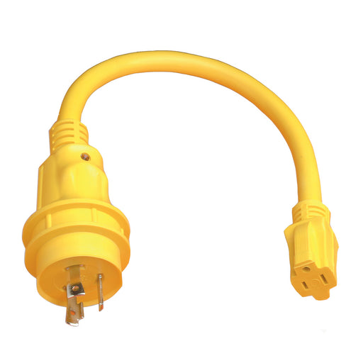 Marinco Pigtail Adapter - 15A Female to 30A Male [105SPP]-North Shore Sailing