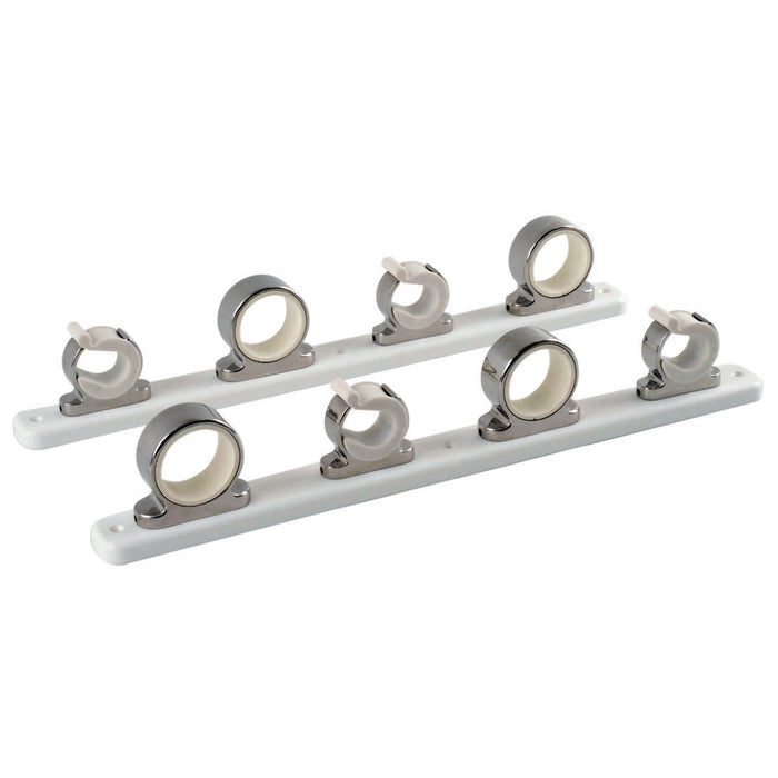 TACO 4-Rod Hanger w/Poly Rack - Polished Stainless Steel [F16-2752-1]-North Shore Sailing