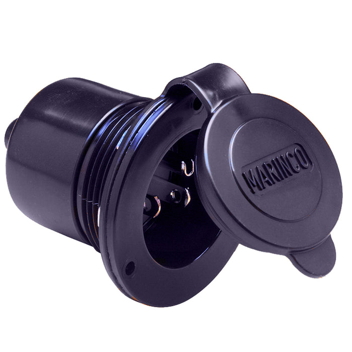 Marinco Marine On-Board Hard Wired Charger Inlet - 15Amp - Black [150BBI]-North Shore Sailing
