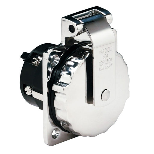 Marinco 6373EL 50Amp 125/250V Stainless Steel Inlet w/o Rear Safety Enclosure [6373EL]-North Shore Sailing