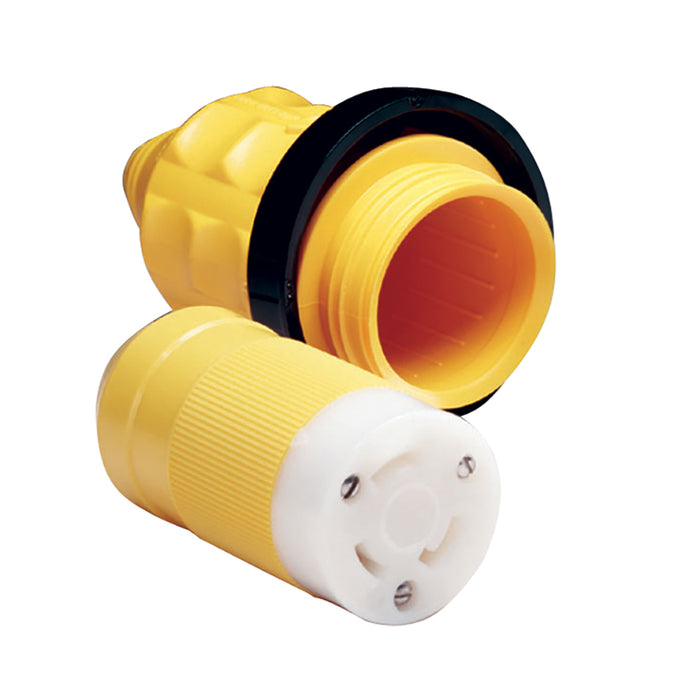 Marinco 305CRCN.VPK 30A Female Connector w/Cover & Rings [305CRCN.VPK]-North Shore Sailing