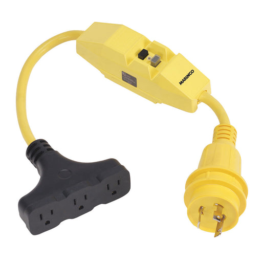 Marinco Dockside 30A to 15A Adapter with GFI [199128]-North Shore Sailing