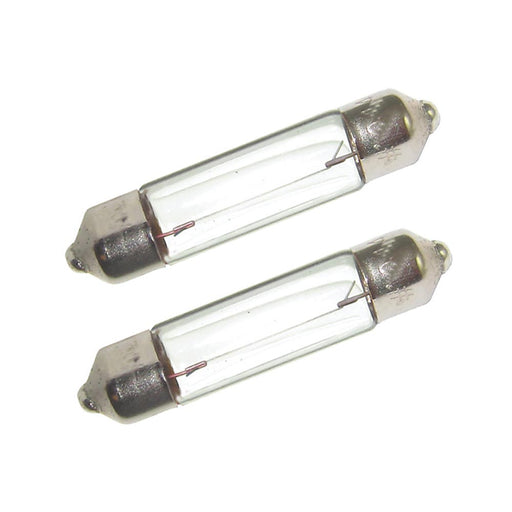 Perko Double Ended Festoon Bulbs - 12V, 10W, .80A - Pair [0071DP0CLR]-North Shore Sailing