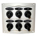 Marinco Waterproof Panel - 6 Switches - White [900-6WPW]-North Shore Sailing