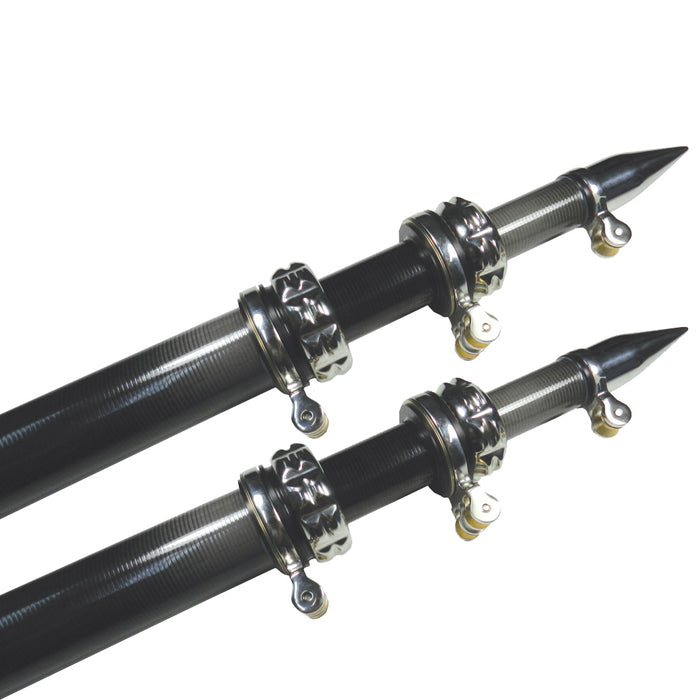 TACO 16' Carbon Fiber Outrigger Poles - Pair - Black [OT-3160CF]-North Shore Sailing
