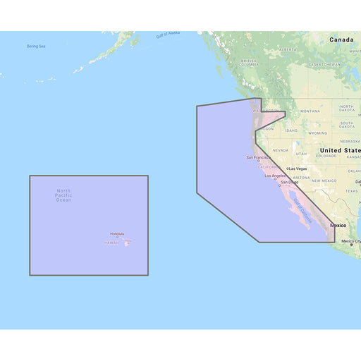 Furuno U.S. West Coast, Hawaii  Baja Mexico - Vector Chart, Standard Resolution Satellite Photos f/Baja Mexico - Unlock Code [MM3-VNA-024]-North Shore Sailing