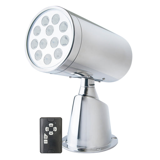 Marinco Wireless LED Stainless Steel Spotlight w/Remote [23050A]-North Shore Sailing