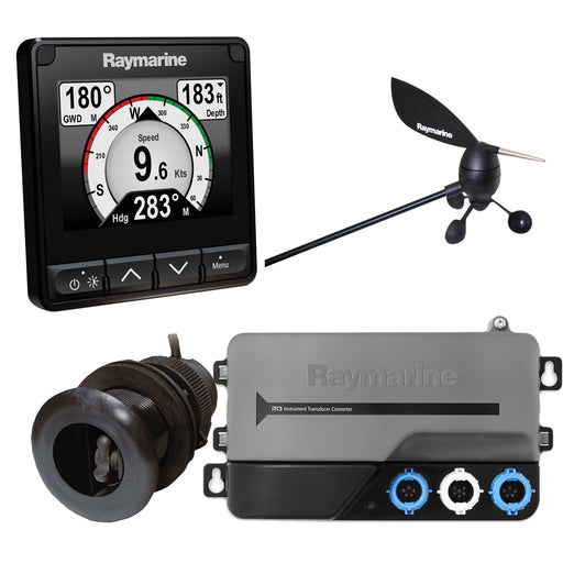 Raymarine i70s System Pack w/Color Instrument  Wind, DST Transducers, iTC-5, and STng Backbone [T70216]-North Shore Sailing