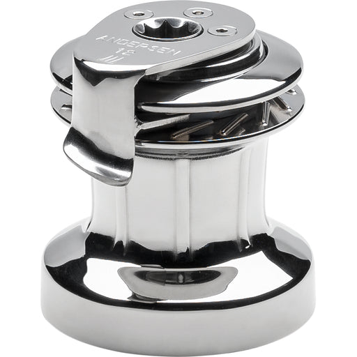 ANDERSEN 12 ST FS Self-Tailing Manual Single Speed Winch - Full Stainless [RA2012010000]-North Shore Sailing