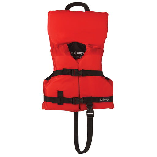 Onyx Nylon General Purpose Life Jacket - Infant/Child Under 50lbs - Red [103000-100-000-12]-North Shore Sailing