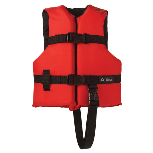 Onyx Nylon General Purpose Life Jacket - Child 30-50lbs - Red [103000-100-001-12]-North Shore Sailing
