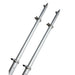 TACO 18 Deluxe Outrigger Poles w/Rollers - Silver/Silver [OT-0318HD-VEL]-North Shore Sailing