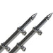 TACO 18 Deluxe Outrigger Poles w/Rollers - Silver/Black [OT-0318HD-BKA]-North Shore Sailing