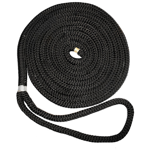 New England Ropes 5/8" Double Braid Dock Line - Black - 15 [C5054-20-00015]-North Shore Sailing