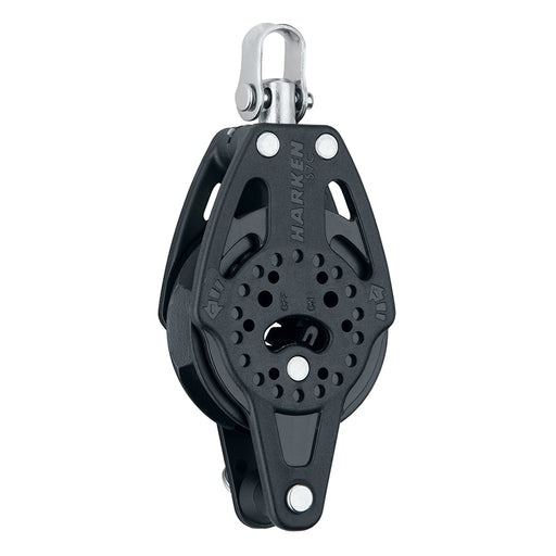 Harken 57mm Carbo Single Ratchet Block w/Swivel  Becket [2136]-North Shore Sailing