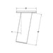TACO Flush Mount Rod Holder 10 - Deluxe Anodized Finish [F31-0702BXY]-North Shore Sailing