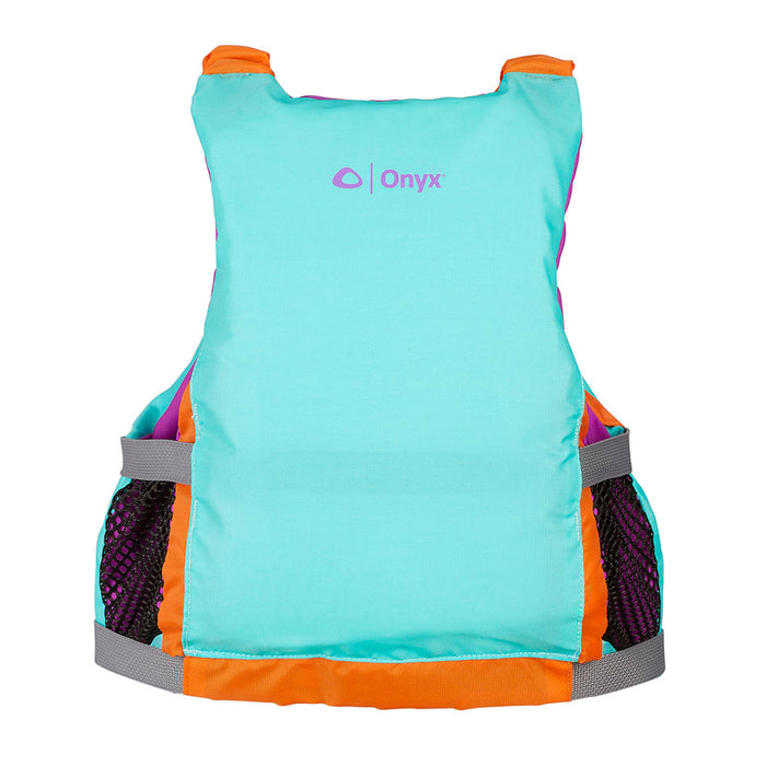 Onyx Youth Universal Paddle Vest - Aqua [121900-505-002-21]-North Shore Sailing