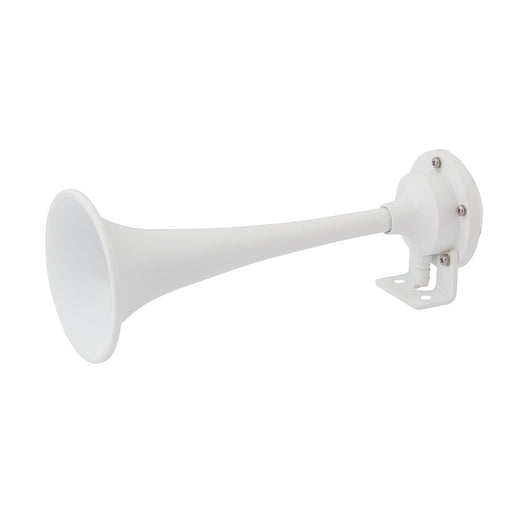 Marinco White Epoxy Coated Single Trumpet Mini Air Horn [10104]-North Shore Sailing