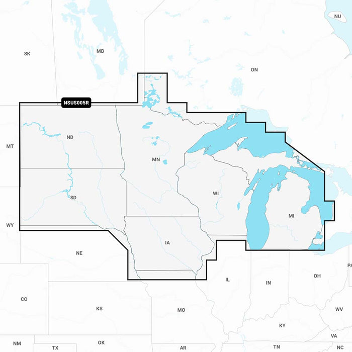 Garmin Navionics+ NSUS005R U.S. North  Great Lakes [010-C1289-20]-North Shore Sailing