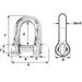 Wichard Captive Pin D Shackle - Diameter 10mm - 13/32" [01405]-North Shore Sailing